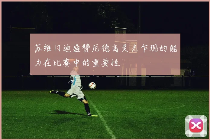苏维门迪盛赞厄德高灵光乍现的能力在比赛中的重要性